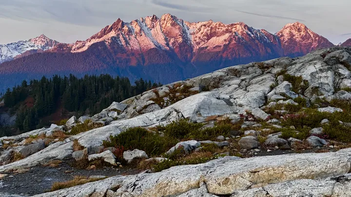 贝克深秋十八景，Artist Point & Chain Lakes Loop